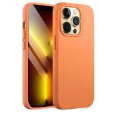 JETech Silicone Case for iPhone 13 Pro 6.1-Inch, Silky-Soft Touch Full-Body Protective Phone Case, Shockproof Cover with Microfiber Lining (Marigold)